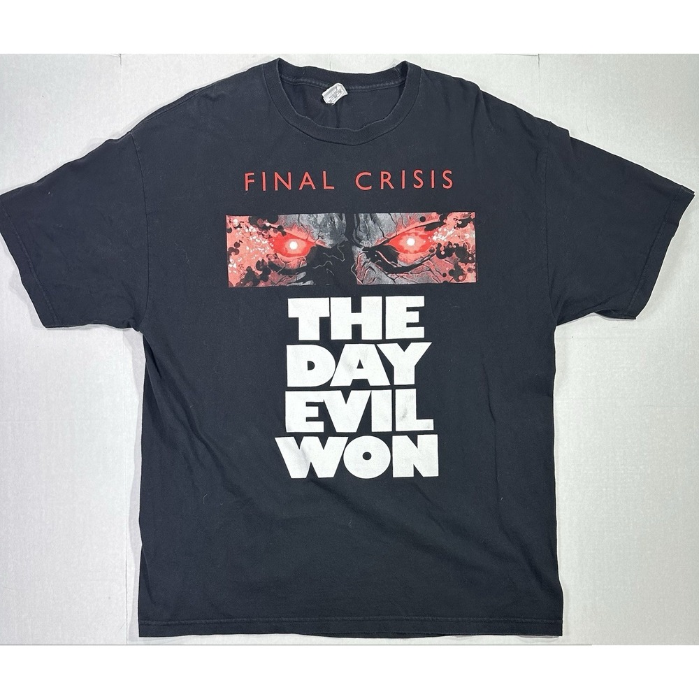 Vintage DC Comics Final Crisis T-Shirt The Day Evil Won Darkseid 2XL